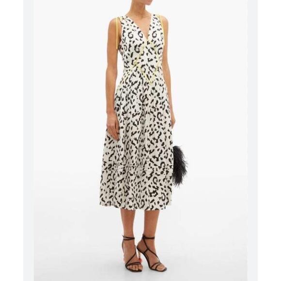 SELF PORTRAIT | Leopard Patterns Sleeveless Dress‎ - Picture 1 of 13